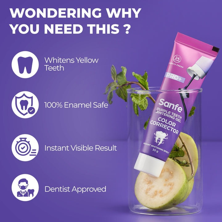 Purple Teeth Whitening Gel
