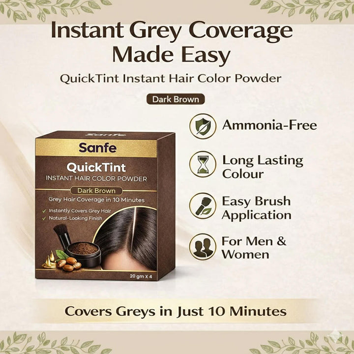 QuickTint Instant Hair Color Powder - Pack of 4
