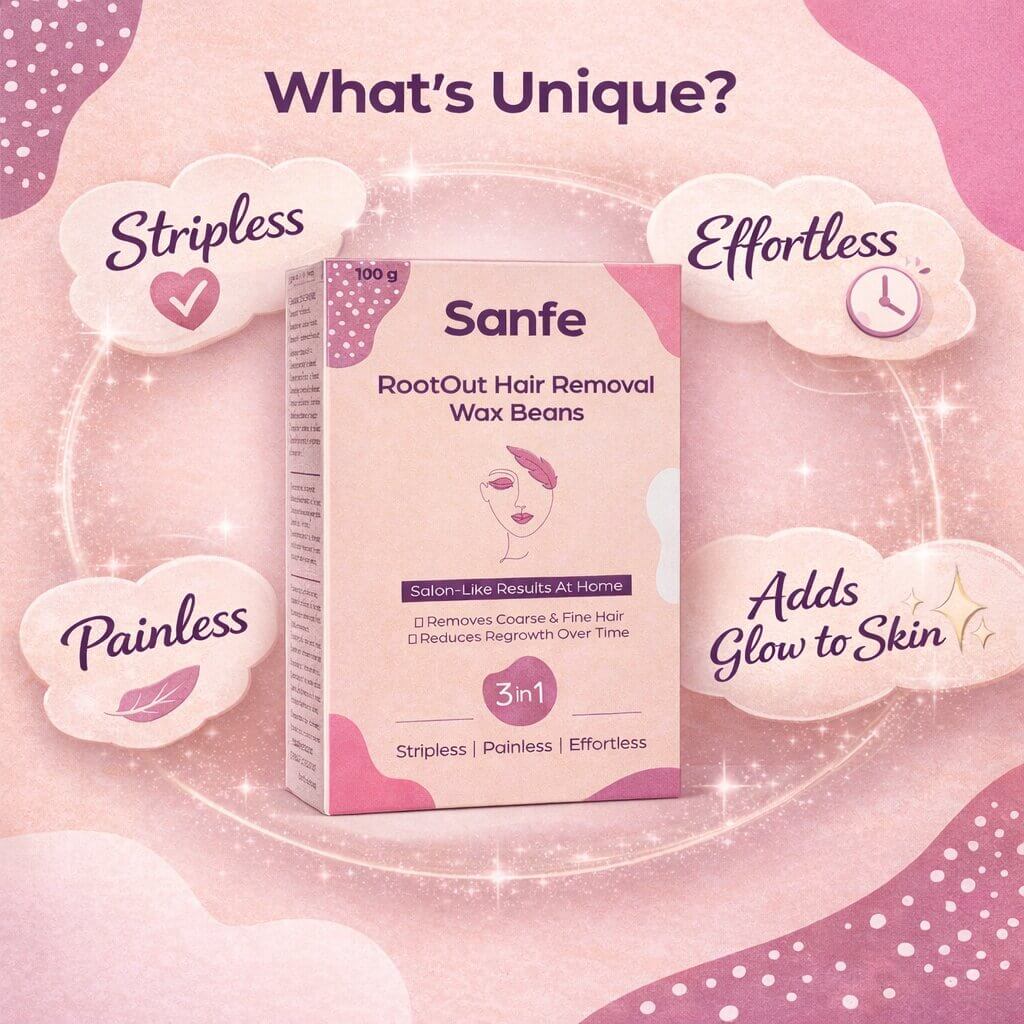Sanfe RootOut Hair Removal Wax Beans