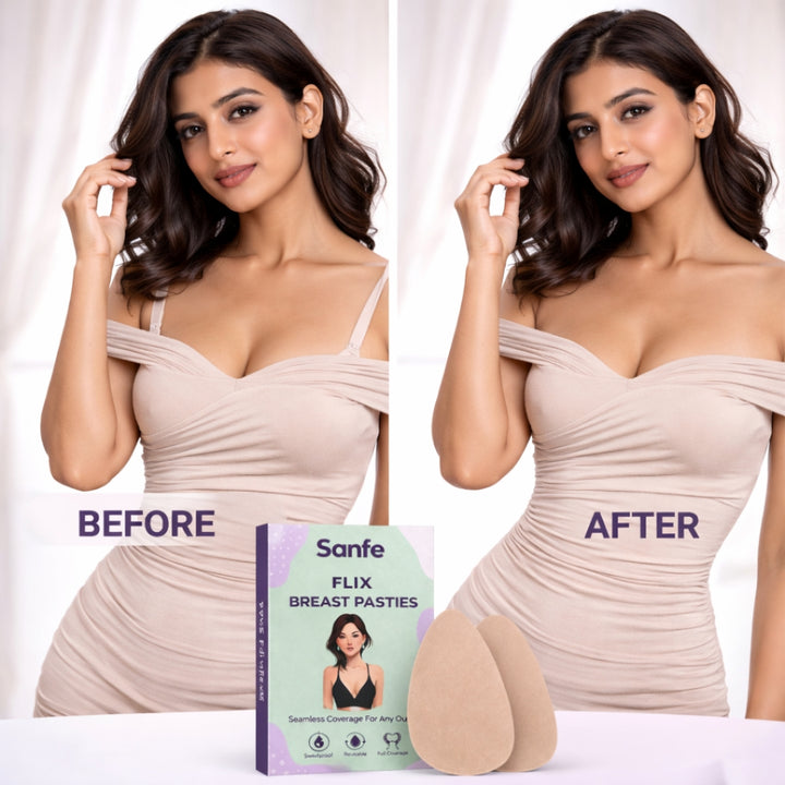 Sanfe Flix Breast Pasties (Size - L)