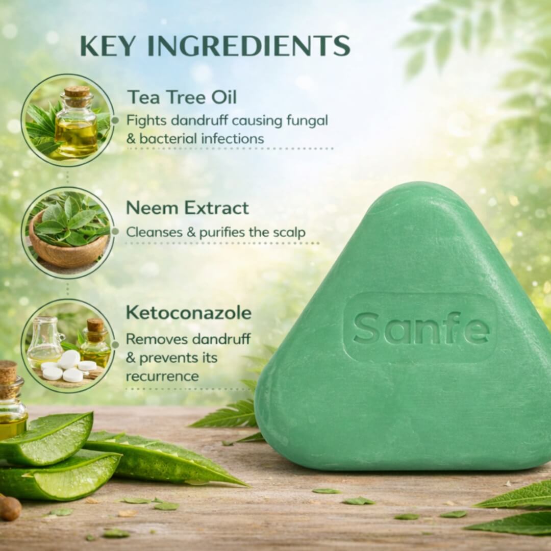 Sanfe Herbal Anti-Dandruff Soap