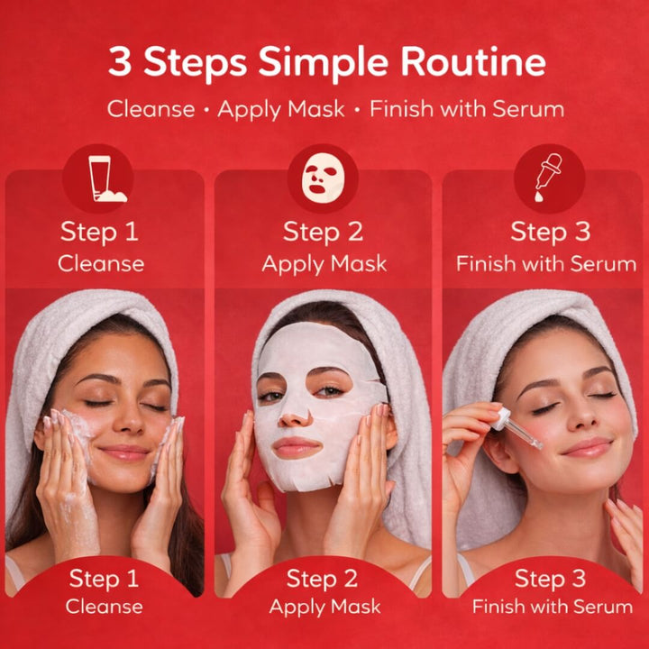 Sanfe Hydrating Facial Mask (Pack of 5)