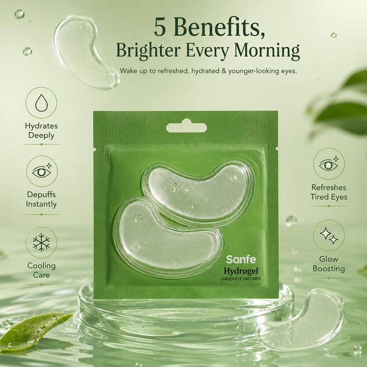 Sanfe Hydrogel Under Eye Patches (Pack of 6)