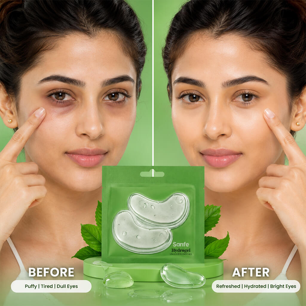Sanfe Hydrogel Under Eye Patches (Pack of 6)