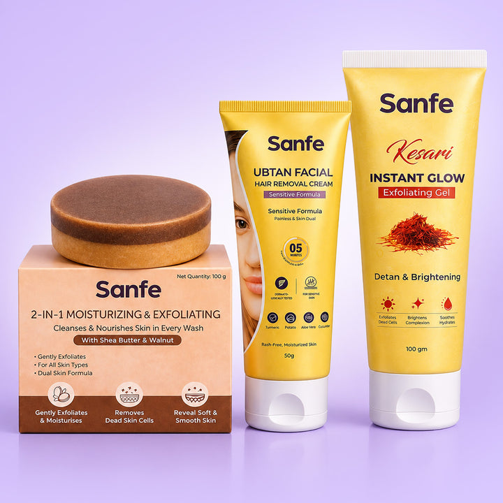 Sanfe Instant Glow & Smooth Skin Combo