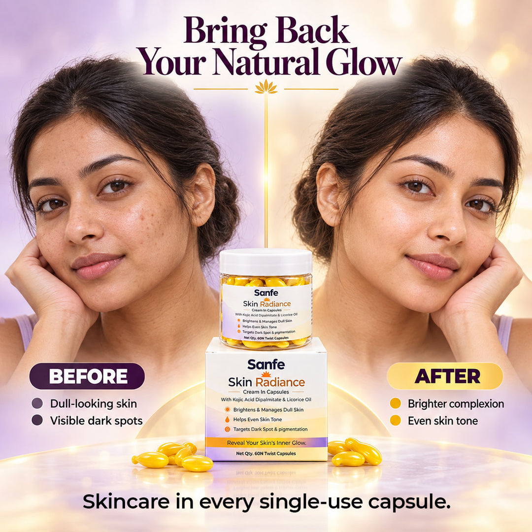 Sanfe InstaRadiance Skin Brightening Capsule (pack of 60)