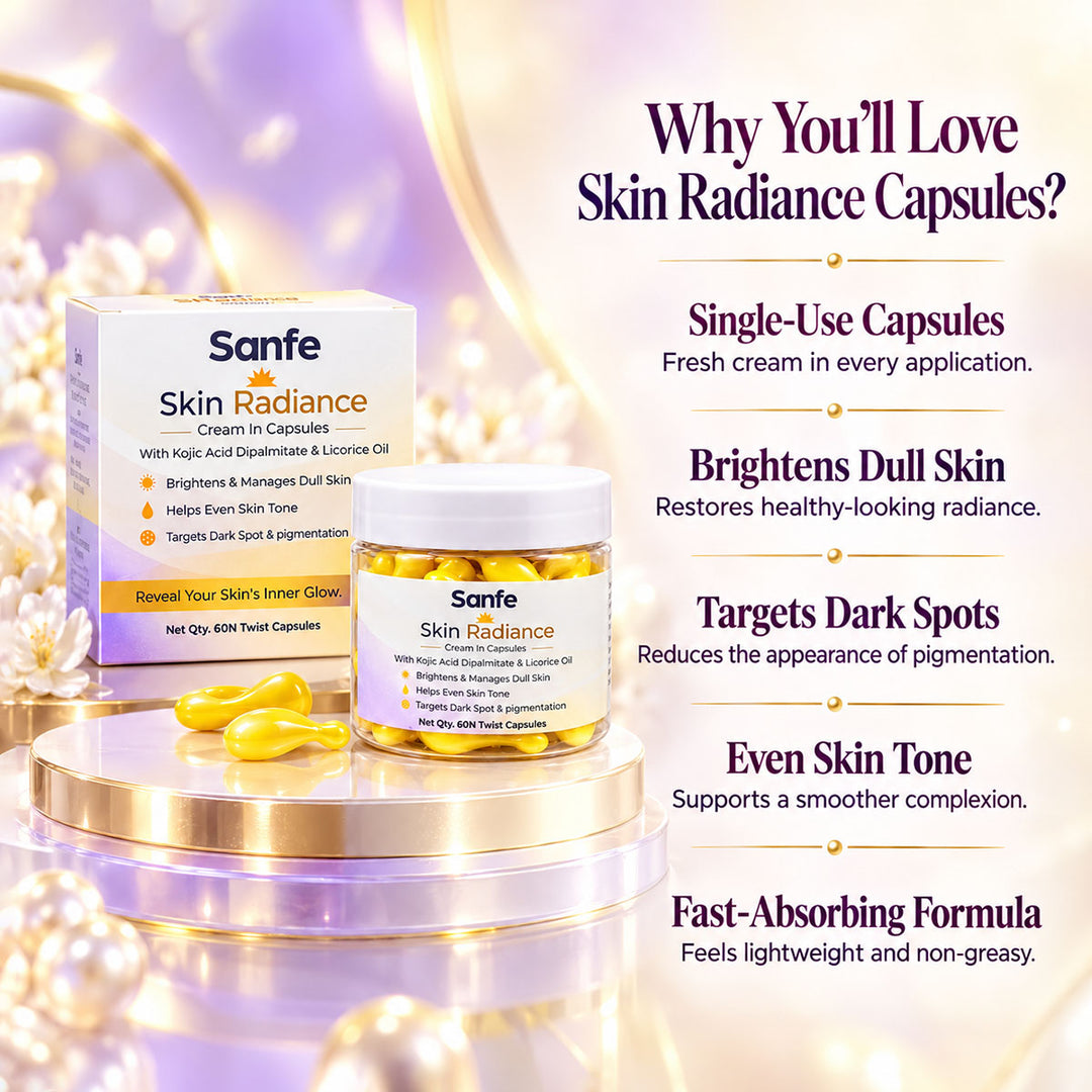 Sanfe InstaRadiance Skin Brightening Capsule (pack of 60)
