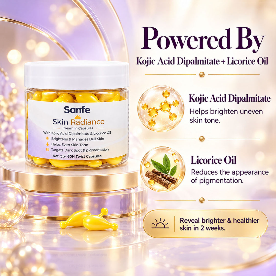 Sanfe InstaRadiance Skin Brightening Capsule (pack of 60)