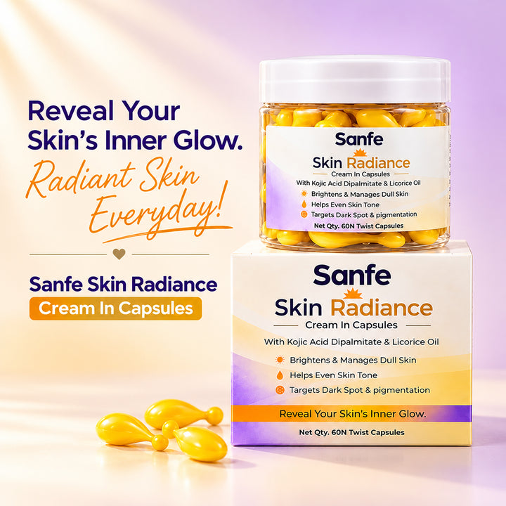 Sanfe InstaRadiance Skin Brightening Capsule (pack of 60)