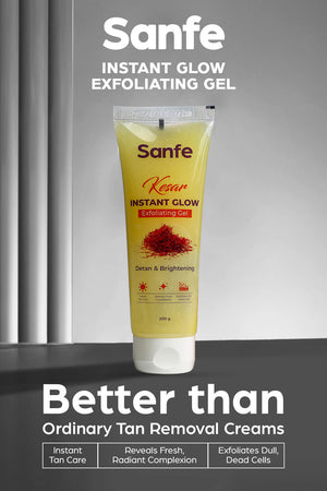 Sanfe Kesar Instant Glow Exfoliating Gel - 200g