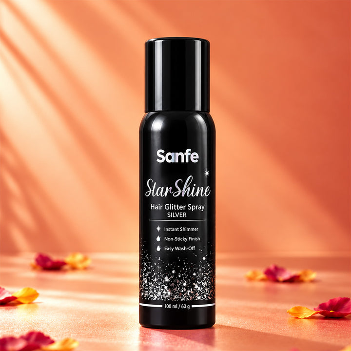 Sanfe StarShine Hair Glitter Spray - Silver