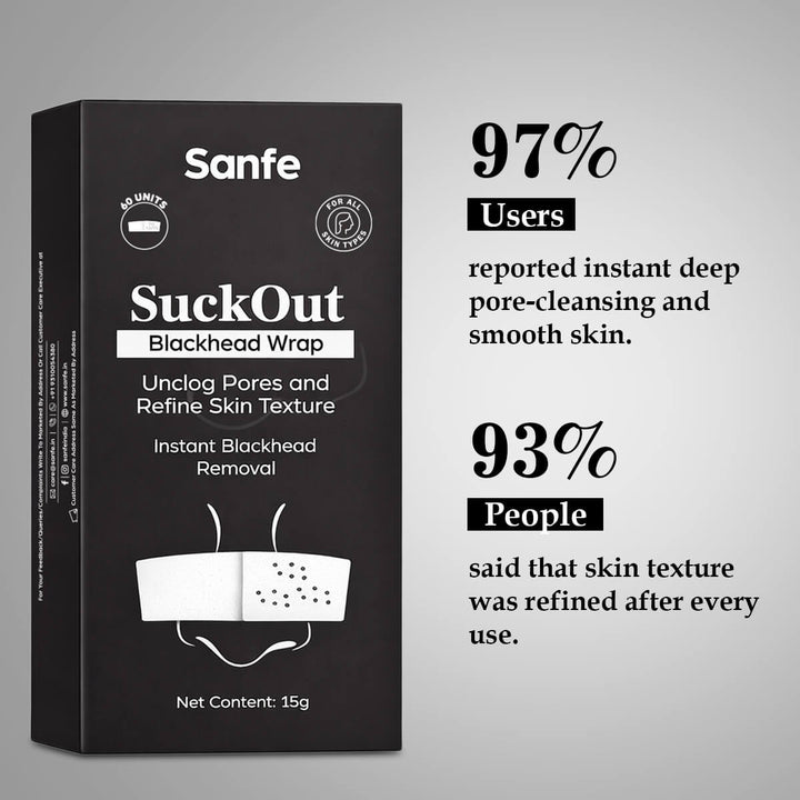 Sanfe SuckOut Blackhead Wrap