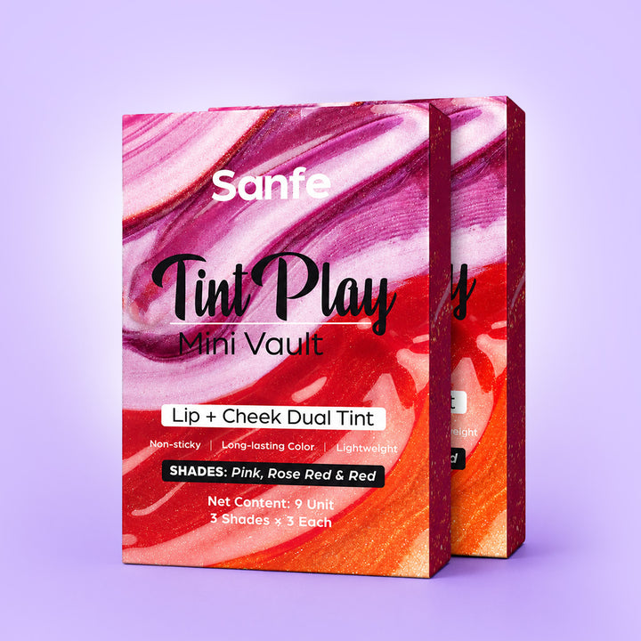 Lip & Cheek Tint: Easy Makeup (Pack of 2)