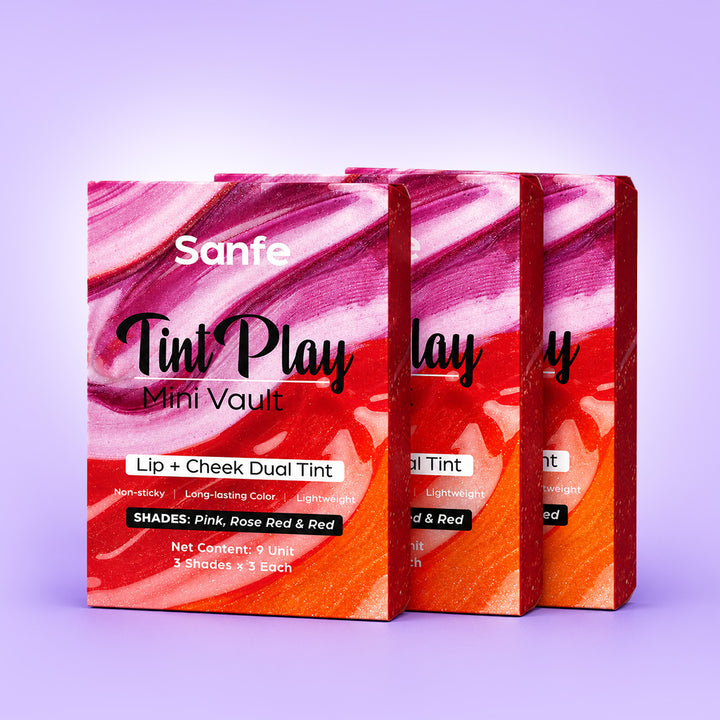 Lip & Cheek Tint: Easy Makeup (Pack of 3)