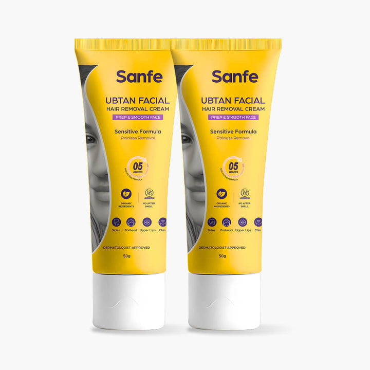 Ubtan Facial Hair Removal Cream (Pack of 2)