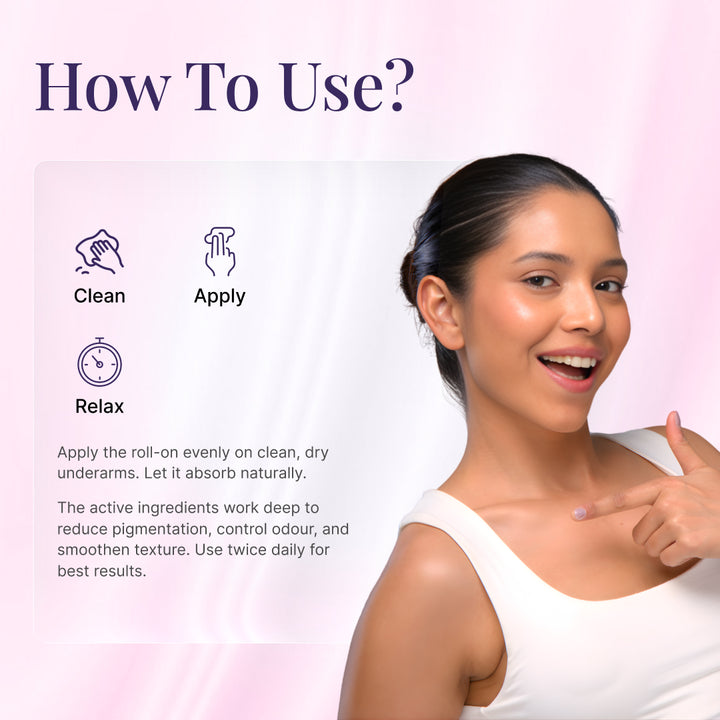 Underarm Lightening Roll On  - Soft Touch (Pack of 2)