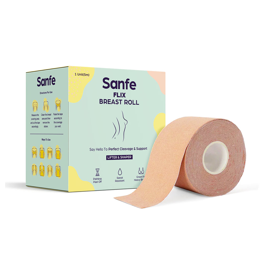 Buy Sanfe Flix Cotton Nipple Covers, 10 Breathable Nipple Pasties, No Show  Bra for Women, Skin Friendly, Disposable White, Buy 1 Get 1 Free