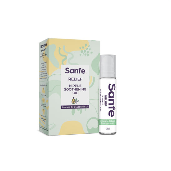 Sanfe Relief Nipple Soothening Roll On - Avocado Oil and Eucalyptus Oil