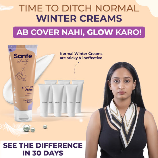 Sanfe Spotlite Cream For Dark Neck, Joints And Skinfolds (Pack of 2)