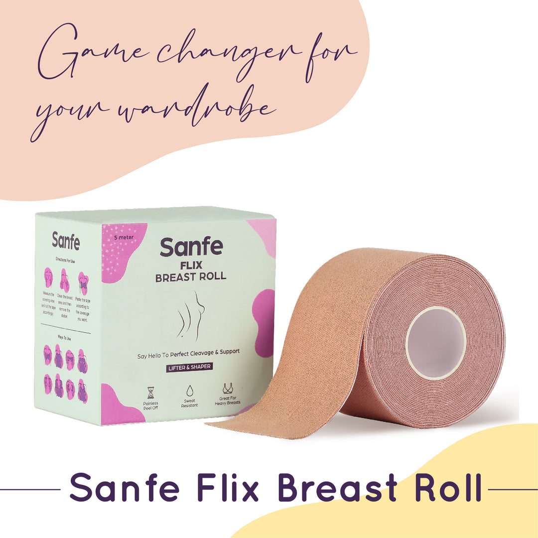 Breast Shaper & Lifter Cotton Tape Roll To Support boobs