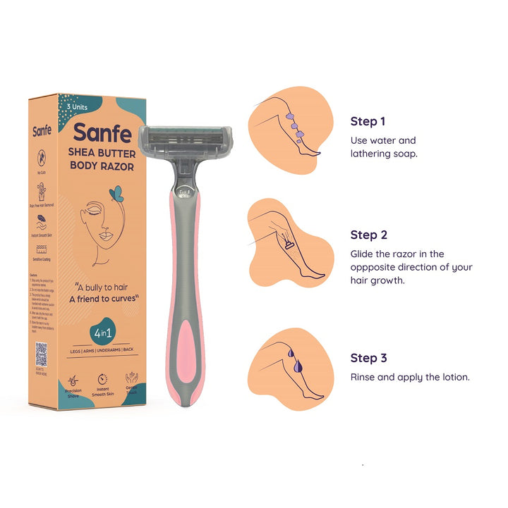 Sanfe Shea Butter Body Razor for Women