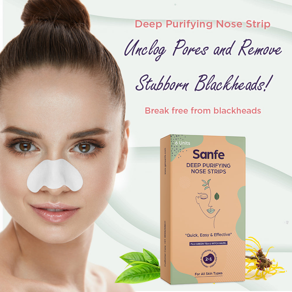 Sanfe Deep Purifying Nose Strips (pack of 6)